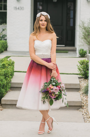 rock and roll bridesmaid dresses Whimsical Rock'n'Roll Wedding
