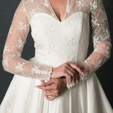 Fabric Buttons - sleeves - Dolly Couture Bridal 